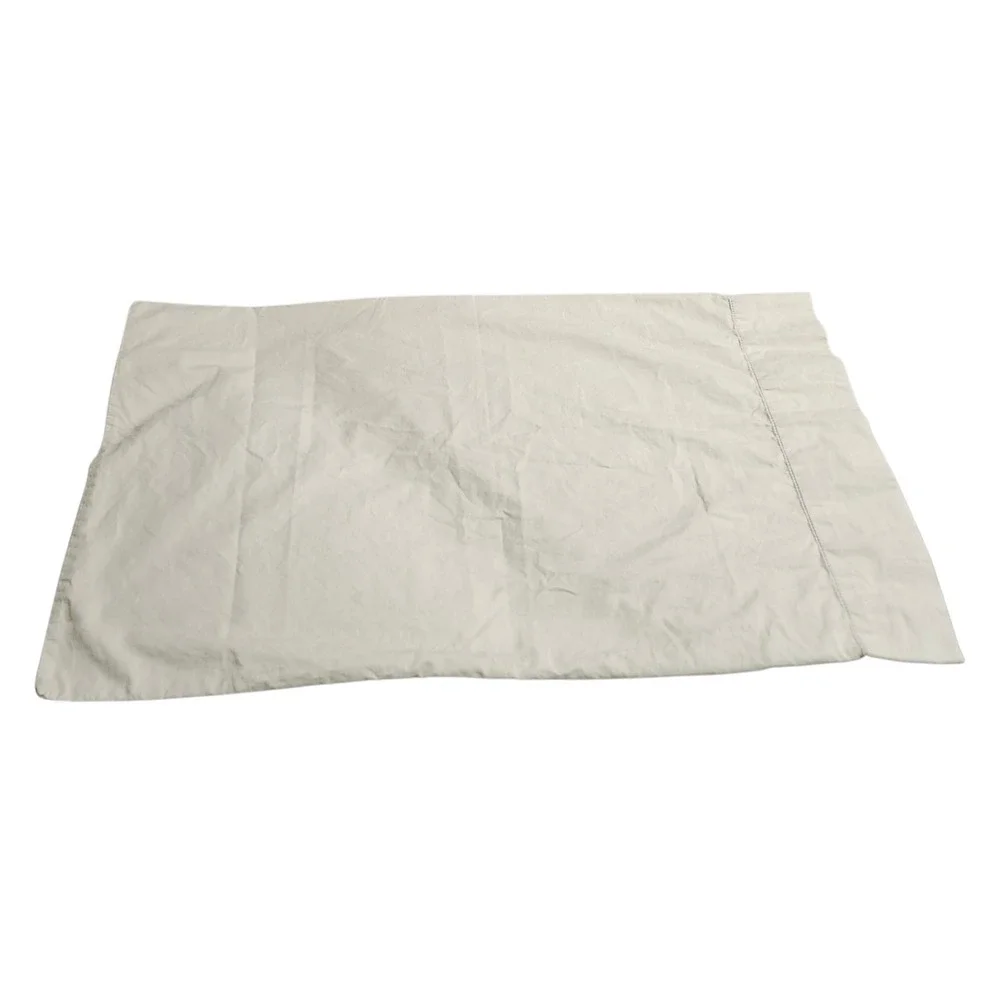 Court of Versailles Standard Pillowcases Pair‎ Champagne Beige Hemstitch Cotton